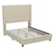 Flash Furniture Beige Full Platform Bed with Tufted Headboard YK-1077-BEIGE-F-GG - alternate 9